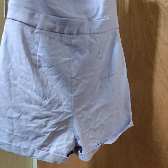 Haute Monde Lavender Halter Romper - Picture 9 of 9